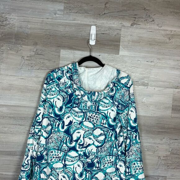 Lilly Pulitzer Half Zip Hooded Pullover - Picture 4 of 6